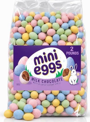 Mini Eggs Chocolate Candy, 2 Lbs Bulk, Candy...