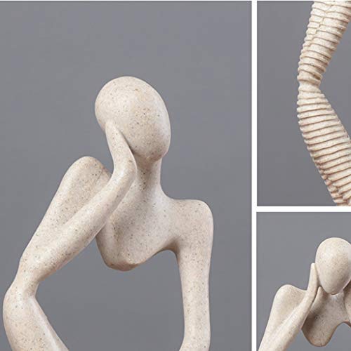 Figurines à collectionner style penseur pour bureau inspirant - 2