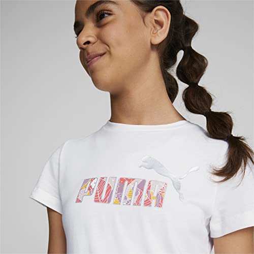 Image of Puma Girl's Solid Regular Fit T Shirt