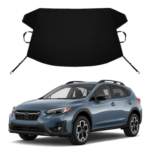Image of XV Custom Windshield Cover for Ice and Snow Su-ba-ru XV Heavy Duty 600D Oxford Fabric Windshield Protector Fit Waterproof Frost Snow Cover Winter Car Accessories