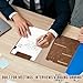 Business Padfolio with Writable Whiteboard & Magnetic Notepad, PU Leather Portfolio Folder (Fits A4 & Letter Size) with Pen Holder & Dry Erase Markers