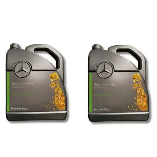 Mercedes-Benz Genuine SAE 5W30 Engine Oil 10L Fully Synthetic Low Ash LoAsh Specification MB 229.52 GB, IE 10 Litre OEM Original Motor Oil Superior Engine Protection & Efficiency A000989671013FBDK