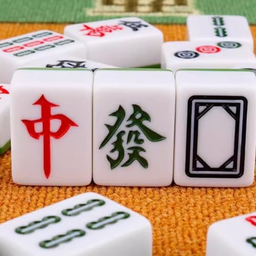 Set Chino de Mahjong 144 piezas para viaje miniatura 2