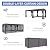 SUNSITT Outdoor Louvered Pergola 10' × 20' Aluminum Pergola with Adjustable Rainproof Roof & Hidden Drainage System, Patio pergola w/Waterproof Curtains and Nets for Deck Porch Garden, Drak Grey