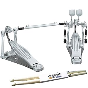 Tama HP310LW Speed Cobra Doppel-Fußmaschine + keepdrum Drumsticks 1 Paar