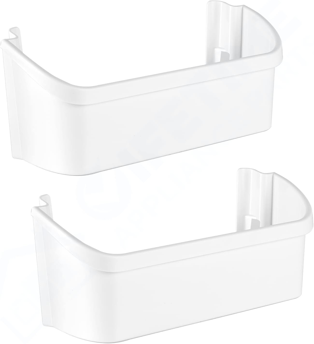 Upgraded Lifetime Appliance 240363701 Door Shelf Rack Compatible with Frigidaire Refrigerator (2) White