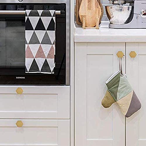 Yhuasia Manopole in Ottone Massiccio, 4 Pezzi