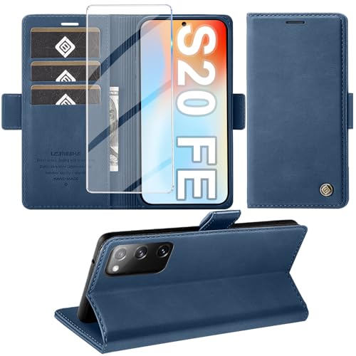 Étui portefeuille S20 FE bleu idéal pour vos trajets et sorties
