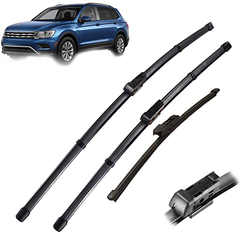 Scheibenwischer-Set fürs Auto, 26+21+14 Wischerblätter für die Autoscheibe vorne und hinten, Für VW Tiguan MK2 2017 2018 2019 2020