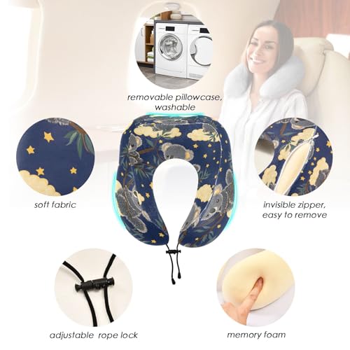 Almohada de Viaje Espuma Viscoelástica Tamaño Único miniatura 2