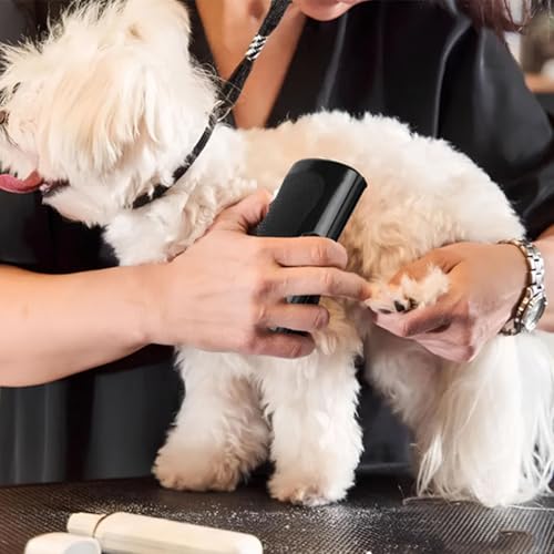 Pfotenmond Fellwunder Bürste - Professionelle Fellpflege für Hunde & Katzen mit Komfortgriff - 2er Set für Effektive Unterwollentfernung