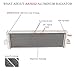 COOLINGBEST Universal Air to Water Intercooler Aluminum Liquid Heat Exchanger 21
