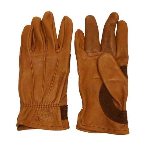 Tuff Mate Gloves Ladies 1888 Authentic Western Deerskin Driver Gloves Tan 9 Cover