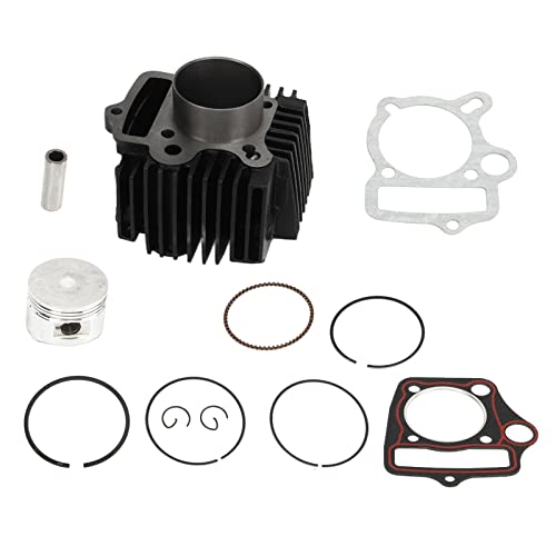 Kit de reconstrução de pistão de cilindro 110cc, kit de pistão de cilindro de motor de motor 52,4 mm