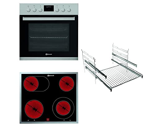 Bauknecht HEKO STAR 5 EX Einbau-Herd-Set Pyrolyse Pizza-Funktion Display EEK: A