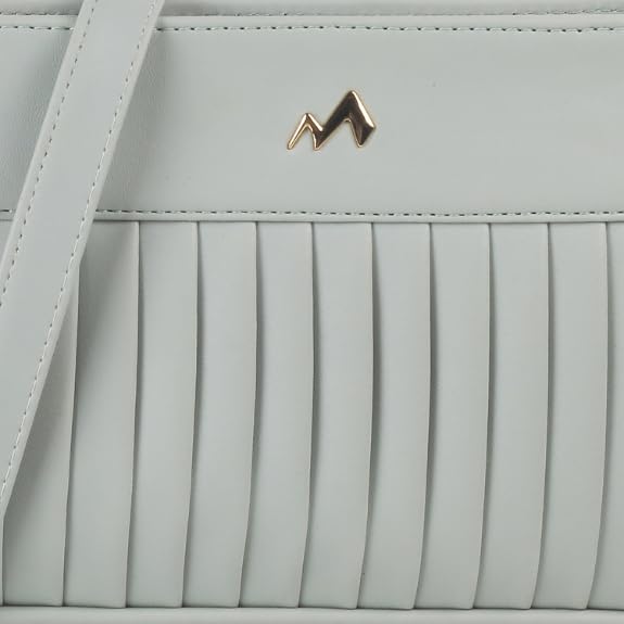 Image of Metro Faux Leather Premium Zipper Casual Sling Bag For Women