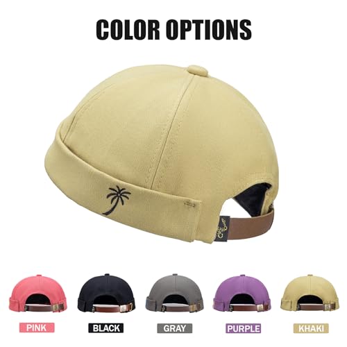 Image of CLAPE Watch Cap Work Beanie Corduroy Docker Leon Brimless Hat Rolled Cuff Harbour Hat