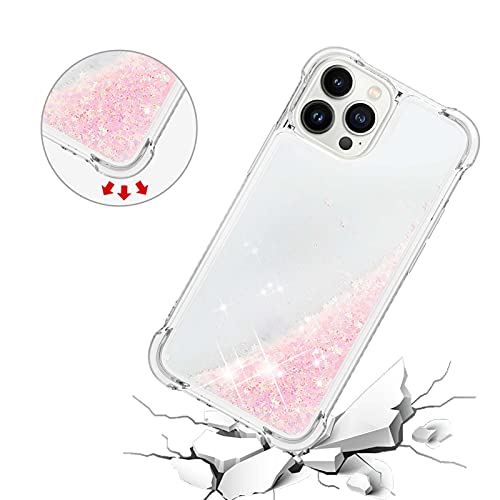 Coque iPhone 13 Pro antichoc silicone transparent paillettes
