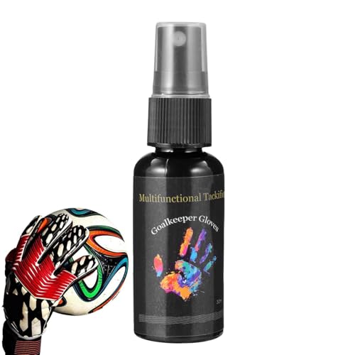 Spray de agarre para guantes de portero, compacto, 30 ml, niebla pegajosa para guantes de fútbol, para hijo, hija, familia, amigos, niños, jóvenes, adolescentes, hombres y mujeres