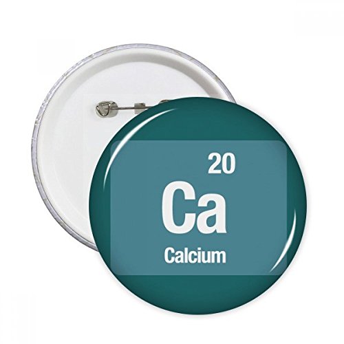 Badge de calcium élément chimique Ca badge bouton vêtement science cadeau L