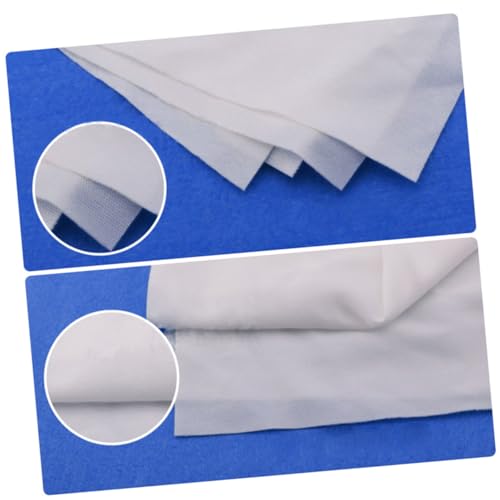 Lingettes antistatiques pour salles blanches en tissu polyester blanc - Lot de 100