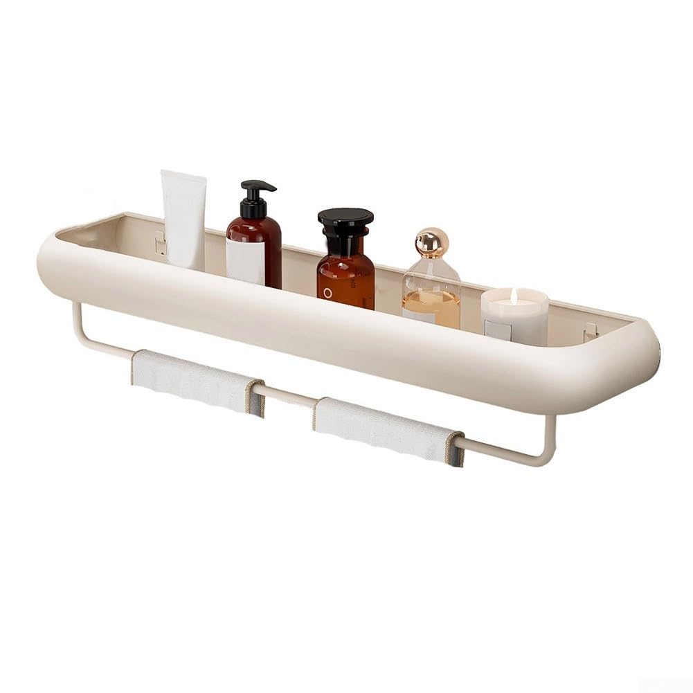 Scaffale portaoggetti da doccia, senza trapano, da appendere, per cucina, spezie, trucchi, cosmetici, shampoo, montaggio a parete, per bagno e cucina (G)