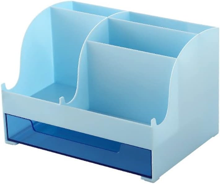 Drawer Desktop Organizer Pen Holder Multifunctional Desk Makeups Pencil Storage Stand Box School Office Stationery