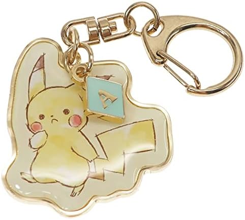 ピカチュウ イニシャル アクリルキーホルダー M 20220705144847_1.jpg