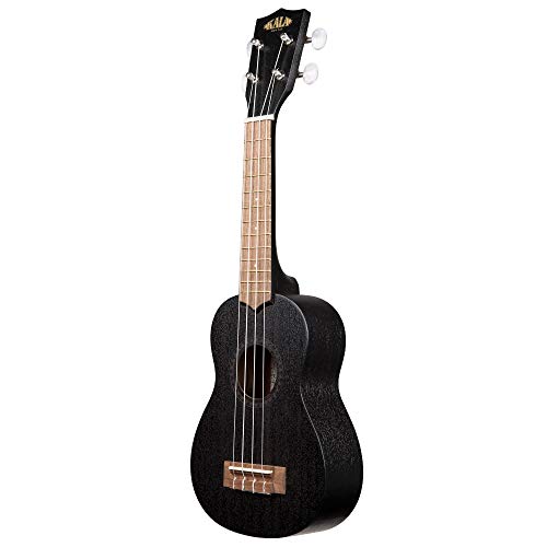 Kala KA-15S-BLK Black Satin Mahogany Soprano Ukulele Bundle thumb #3