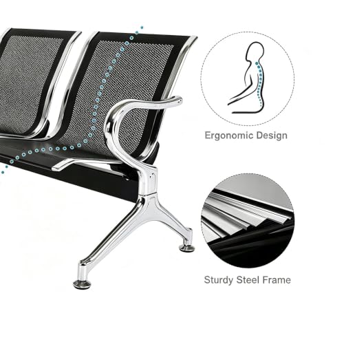 Silla de recepcion para sala de espera que soluciona problemas de espacio Q2 8