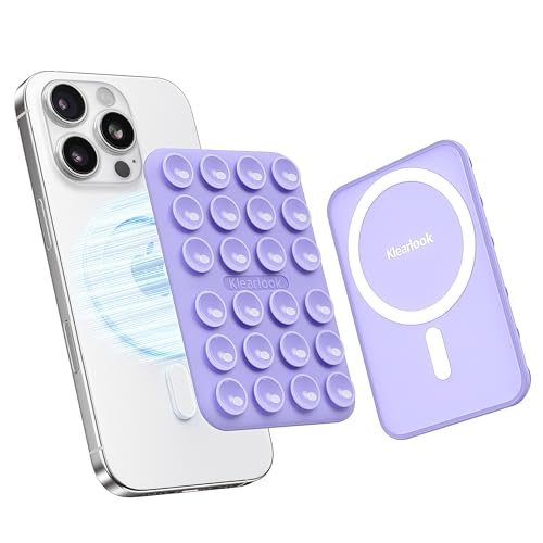 Klearlook Magnetic Suction Phone Mount for MagSafe Case, Lavender