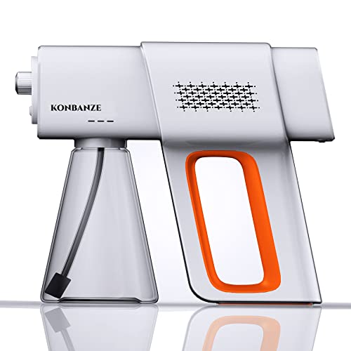 Handheld Induction Nano Fogger Machine，Sanitizer Spray Machine, Electrostatic Sprayer， Electrostatic Atomizer Sprayer，Cordless Nano Steam For Home Office Garden Use (White) #TOP10