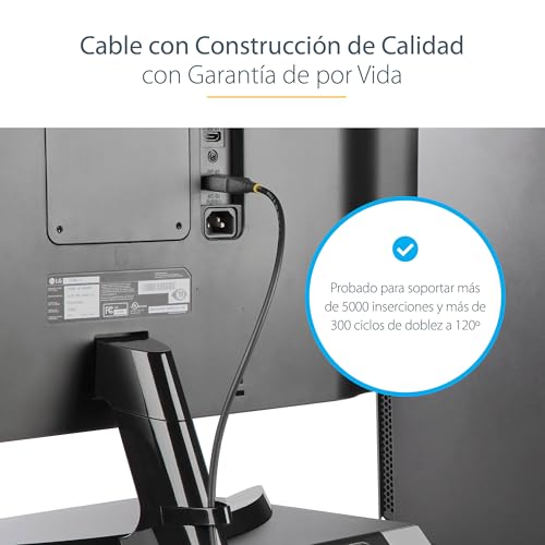 Cable DisplayPort 1.4 de 3 metros HDR10 macho a macho para pantalla 8K 60Hz 5