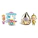 BEBÉS LLORONES LÁGRIMAS MÁGICAS Carrito De Coney Mini Muñeca Y Su Carrito De Pastelería + Casita Dorada Mini Bebé Llorón Sorpresa Coleccionable con Lágrimas Y Accesorios Dorado
