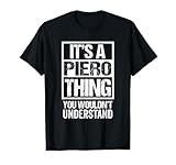 Your first name is Piero and you are different from the rest? Then this fun 