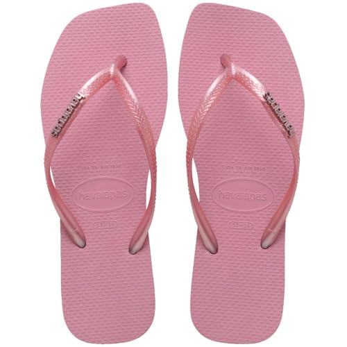 Havaianas Tongs Slim Square Pop Up claquettes femme bout carré tendance
