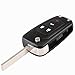 Flip Folding Remote Car Key Fob Cover Case Shell for Chevy Camaro Cruze Chevy Equinox Sonic Terrain 4 Button HU100 Blade