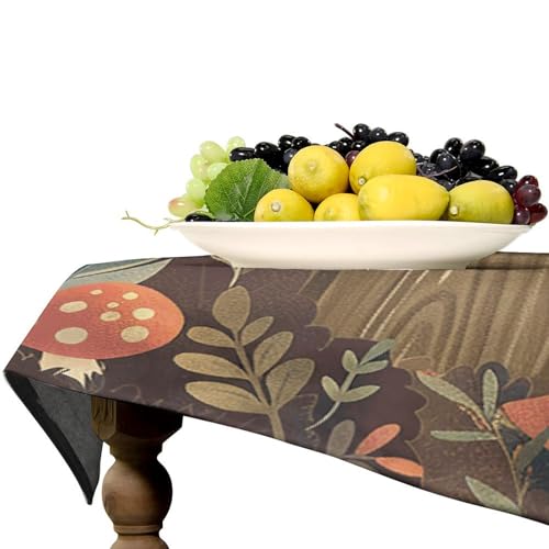 Nappe rectangulaire style nature pour repas de cuisine et décoration de table