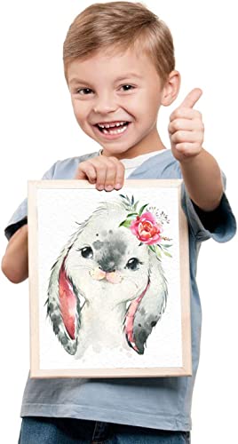 Image of 6 Pack Animal Cross Stitch Kits for Adults - Stamped Crossstitching Kits Preprinted 11 Count Cross-Stitch Kit for Beginner, 11CT Prestamped Easy Pattern Needlepoint Kits Crafts for Decor 9.8x13.8inch