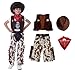 yolsun Cowboy Costume, Role Play for Kid, Pretend Play Dress (6-9Y) Brown