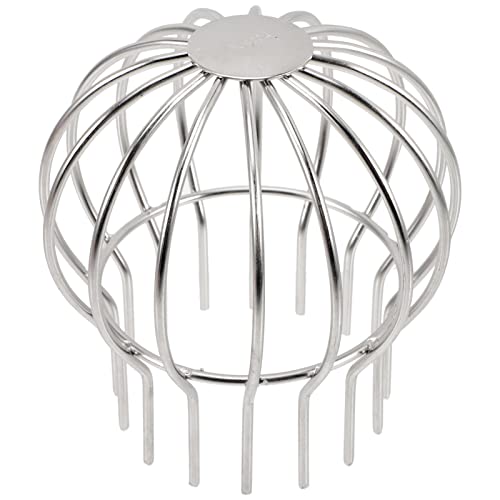 Veemoon Protector De Canalones Filtro De Hojas De Bajante Colador De Filtro De Acero Inoxidable Protector De Canalones Limpiador para Bajantes Redondos Detiene Hojas Otros Desechos