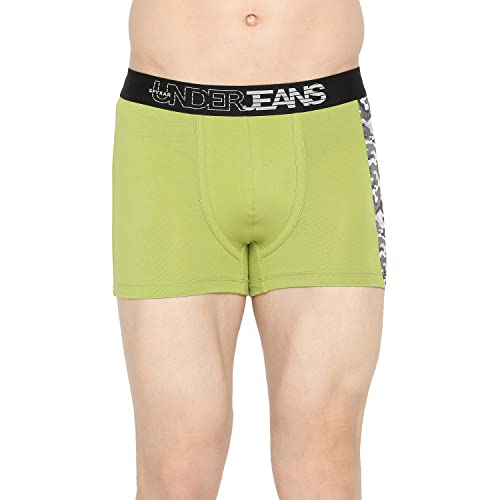 Image of Underjeans Men's Cotton Blend Regular Fit Trunk