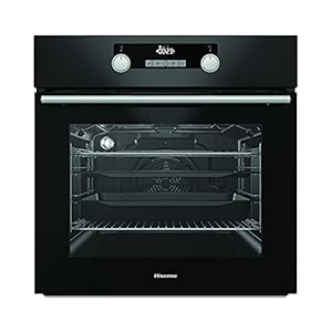 Hisense BSA5221ABUK 71 Litres, 11 Functions Built in Single Black Oven with Even Bake & Steam Add