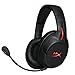 Price comparison product image HyperX Cloud Flight - Wireless Gaming Headset, Long Lasting Battery up to 30 Hours, Detachable Noise Cancelling Microphone, Red LED Light, Comfortable Memory Foam, Works with PC, PS4 & PS5