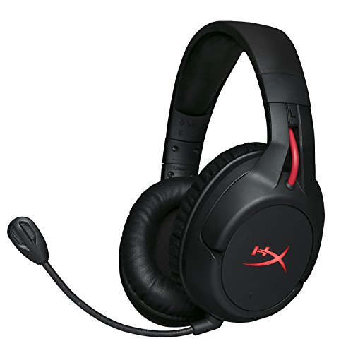 HyperX Cloud Flight - Wireless Gaming Headset, with Long Lasting Battery Up to 30 Hours of Use, Detachable Noise Cancelling Microphone, Red LED Light, Bass, Comfortable Memory Foam, PS4, PC, PS4 Pro