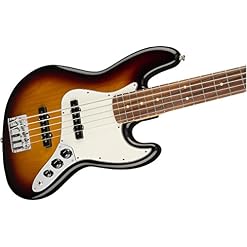 Fender Player Jazz Bass V – 5 cordes – touche Pau Ferro – 3-tons Sunburst - Les Beatles, Paul McCartney, John Lennon, RIngo Starr, George Harrison Fender Player Jazz Bass V - 5 cordes - touche Pau Ferro - 3-tons Sunburst – Image 3