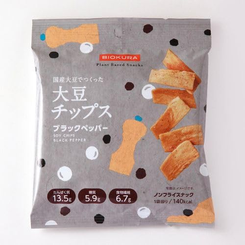 ビオクラ 大豆チップスブラックペッパー 35g×12個のサムネイル