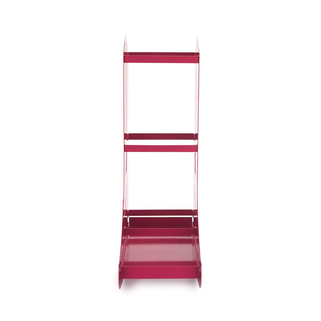 Balvi Porta ombrelli Country Boots Colore Rosa Facile circolazione dell'Aria e con vaschetta per la r