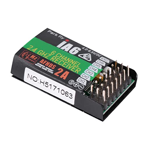 Fydun RC Receiver, Remote Control Accessory FS IA6 6 Channels Helicopters 2 4GHz Frequency for I6 High Sensitivity Radio Receivers Radios Parts