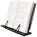 Price comparison product image H&S Recipe Book Stand  Adjustable Text or Recipe Book Holder  Stand for Display or Desk  Metal Cookbook Rest  Bound Document Holder  Space-Saving Design with 7 Angles